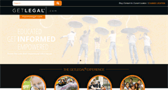 Desktop Screenshot of getlegal.com